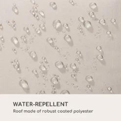 Blumfeldt Palermo Schommelbank - Hollywoodschommel 130 X 207 Cm - Ligbed Met Dak - Schommelstoel Voor 2 Personen - Tuinbank Inclusief Nekkussens - Stalen Frame En Polyester Dak - Grijs -Tuinmeubelen 1200x1200 1253