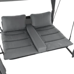Schommelbank / Ligbank Kassandra - Donkergrijs -Tuinmeubelen 1200x1200 1276