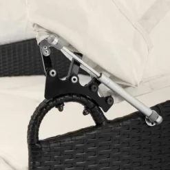 Casaria Polyrattan Zonne-Eiland Ø185cm – Incl. Kussens - Zwart Crème 29 Casaria Polyrattan Zonne-Eiland Ø185cm – Incl. Kussens - Zwart Crème -Tuinmeubelen 1200x1200 1295