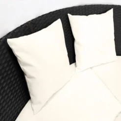 Casaria Polyrattan Zonne-Eiland Ø185cm – Incl. Kussens - Zwart Crème 30 Casaria Polyrattan Zonne-Eiland Ø185cm – Incl. Kussens - Zwart Crème -Tuinmeubelen 1200x1200 1296