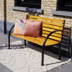 Dutcc 41142 - Tuinbank - Woodstock - 120 Cm – Zwart -Tuinmeubelen 1200x1200 164