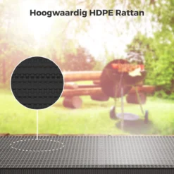 LifeGoods Klaptafel - Inklapbaar - 120 Cm - 4 Personen - Zwart -Tuinmeubelen 1200x1200 204