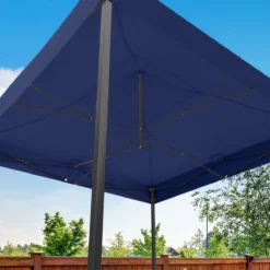 LifeGoods Partytent - 3x3 M - Zijwanden - Easy Up - Opvouwbaar - Waterdicht - Draagtas Met Wieltjes - Donkerblauw -Tuinmeubelen 1200x1200 215