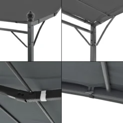 Pergola Tuinpaviljoen 300x250x243 Cm Antraciet Donkergrijs -Tuinmeubelen 1200x1200 291