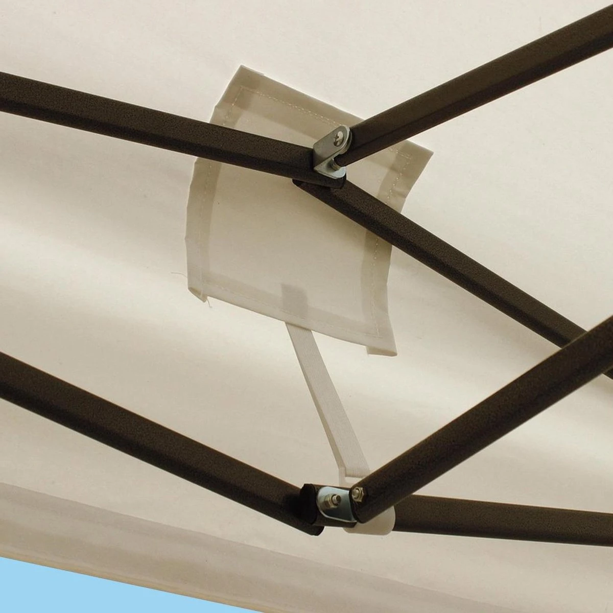 LifeGoods Partytent - 3x3 M - Zijwanden - Easy Up - Opvouwbaar - Waterdicht - Draagtas Met Wieltjes - Beige 12 LifeGoods Partytent - 3x3 M - Zijwanden - Easy Up - Opvouwbaar - Waterdicht - Draagtas Met Wieltjes - Beige - Afbeelding 12