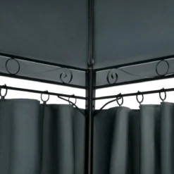 Casaria Paviljoen Topas 3x4m - UV-bescherming 50+ - Antraciet -Tuinmeubelen 1200x1200 344