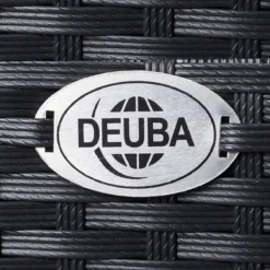 Casaria Tuinbank Polyrattan – 2 Zitter Incl. Tafel & Kussens – Zwart -Tuinmeubelen 1200x1200 408