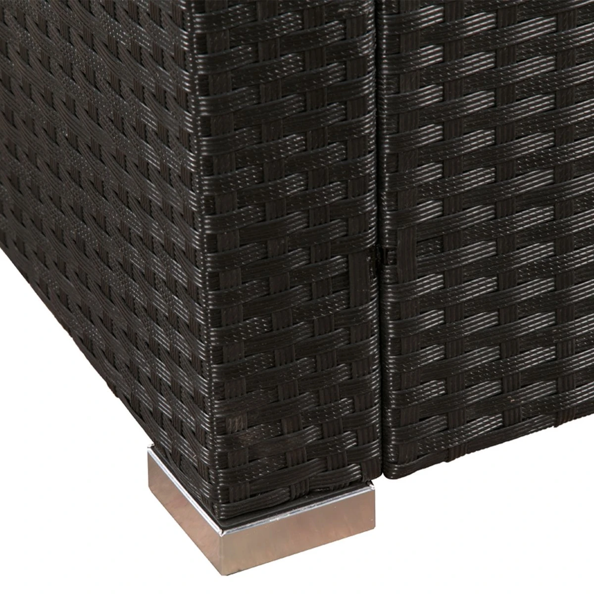 Polyrotan Loungeset Punta Cana L - Zwart 8 Polyrotan Loungeset Punta Cana L - Zwart - Afbeelding 8