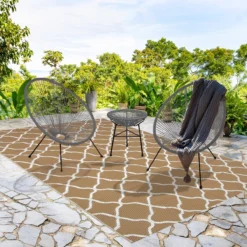 LifeGoods Acapulco Bistroset - 3-Delig - Tuinset Met Bijzettafel - Grijs 14 LifeGoods Acapulco Bistroset - 3-Delig - Tuinset Met Bijzettafel - Grijs -Tuinmeubelen 1200x1200 479