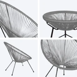 LifeGoods Acapulco Bistroset - 3-Delig - Tuinset Met Bijzettafel - Grijs 16 LifeGoods Acapulco Bistroset - 3-Delig - Tuinset Met Bijzettafel - Grijs -Tuinmeubelen 1200x1200 481