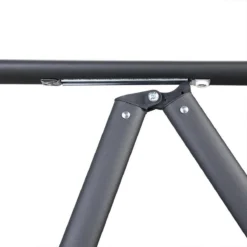 Tuinset 4 + 1 Klapstoelen Tuintafel – Aluminium 80x80cm - Grijs -Tuinmeubelen 1200x1200 488