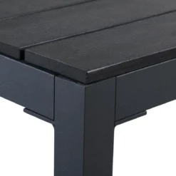 Tuinset 4 + 1 Klapstoelen Tuintafel – Aluminium 80x80cm - Grijs -Tuinmeubelen 1200x1200 489