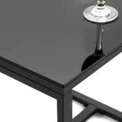 Songmics Tuinmeubelset, 3-delige Set, Van Polyrotan, Voor Outdoor, Terras, Balkon, Tuin, Eenvoudige Montage, Bijzettafel En 2 Stoelen, Zwart-beige -Tuinmeubelen 1200x1200 493