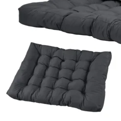 Merkloos En.casa Zitkussen Palletbank - 120 X 80 X 12 Cm - Donkergrijs 8 Merkloos En.casa Zitkussen Palletbank - 120 X 80 X 12 Cm - Donkergrijs -Tuinmeubelen 1200x1200 530