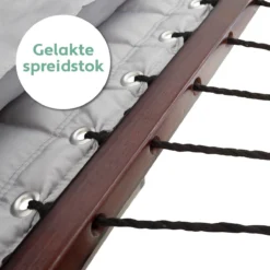 Vita5 Hangmat Met Standaard En Spreidstok – 2 Persoons – Incl. Bekerhouder - Afneembaar Kussen – Uv-bestendig – Lichtgrijs -Tuinmeubelen 1200x1200 578