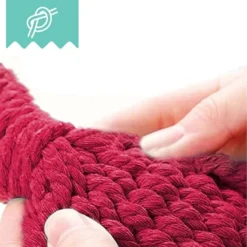 Dubbele Hangmat Rood Met Spreidstok - 1 Of 2 Persoons - Lig Oppervlak 190x150cm - Lengte 260cm -Tuinmeubelen 1200x1200 607