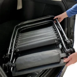 LifeGoods Opvouwbare Tuinstoelen - Verstelbaar Zonnescherm - 2 Stuks - 30°-90° Verstelbaar - Metaal - Zwart -Tuinmeubelen 1200x1200 61