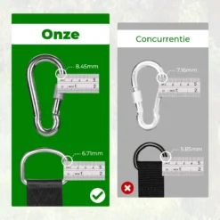4House Ophang Koord Voor Hangmat, Hangstoel / Schommel - Hangmat Bevestigingsset Inclusief Haken - Karabijnhaak - Hangmat Standaard -Schommelophangset - Hangmat Ophangsysteem -150cm - Tot 1000kg - Boomvriendelijke Hangmat Ophangset - Set Van 2Stuks -Tuinmeubelen 1200x1200 638