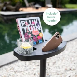 Vita5 Hangmat Met Standaard – 2 Persoons – Incl. Bekerhouder – 205kg Draaggewicht – Grijs -Tuinmeubelen 1200x1200 653