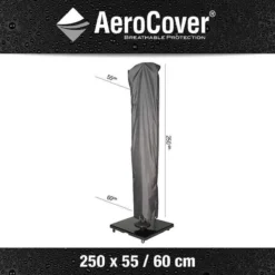AeroCover Parasolhoes - Zweef Parasols - Grijs - 250x55 Cm (HxB) -Tuinmeubelen 1200x1200 682