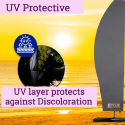 Parasolhoes Voor Zweefparasol–Waterdicht-met Rits En Stok-Superieure Kwaliteit-280cm X 81cm -Tuinmeubelen 1200x1200 688