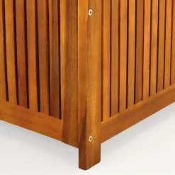 Casaria Opbergbox Acacia Hout – Weerbestendig 115cm - Bruin -Tuinmeubelen 1200x1200 738