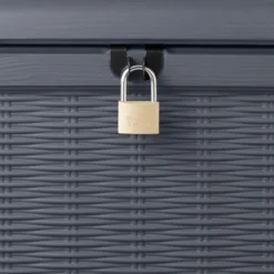 Keter - Borneo Opbergbox - 416 Liter - 129.5 X 62.5 X 70 Cm - Antraciet -Tuinmeubelen 1200x1200 745