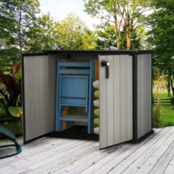 Keter Patio Store Opbergkast - 139,5x77x120cm - Grijs -Tuinmeubelen 1200x1200 754