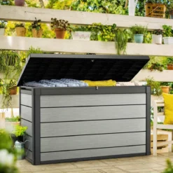 Keter Denali Opbergbox - 757L - 152x73x90cm - Grafiet -Tuinmeubelen 1200x1200 774