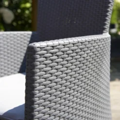 Allibert Iowa Tuinstoel - 60x62x89cm – Grafiet -Tuinmeubelen 1200x1200 785