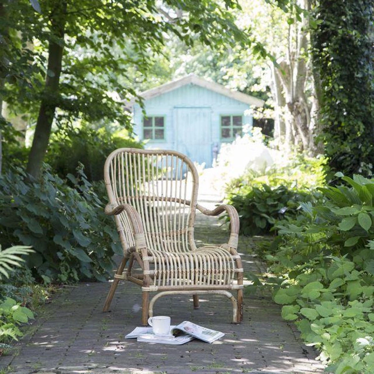 Rotan Stoel Bari Naturel 4 Rotan Stoel Bari Naturel - Afbeelding 4