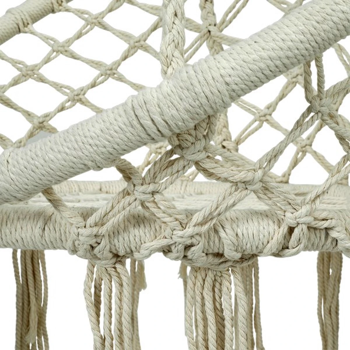Macramé Hangstoel Beige - Beige Hangstoel - Hangstoel Touw - Hangstoel - Tot 110KG - Eenpersoons Hangstoel - Hang Stoel 1 Persoon - Hangstoel Voor Binnen - Hangstoel Zonder Standaard - Hangstoel Buiten 2 Macramé Hangstoel Beige - Beige Hangstoel - Hangstoel Touw - Hangstoel - Tot 110KG - Eenpersoons Hangstoel - Hang Stoel 1 Persoon - Hangstoel Voor Binnen - Hangstoel Zonder Standaard - Hangstoel Buiten - Afbeelding 2