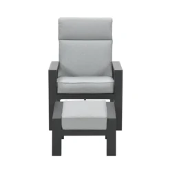 Garden Impressions Max Verstelbare Stoel + Voetenbank -Tuinmeubelen 1200x1200 833