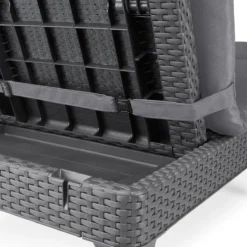 Allibert Jaipur Ligbed - 58x187,5x29 Cm - Grafiet -Tuinmeubelen 1200x1200 879