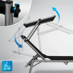 Sens Design Zonnebed - Ligbed Inklapbaar Met Zonneklep - Zwart 13 Sens Design Zonnebed - Ligbed Inklapbaar Met Zonneklep - Zwart -Tuinmeubelen 1200x1200 898