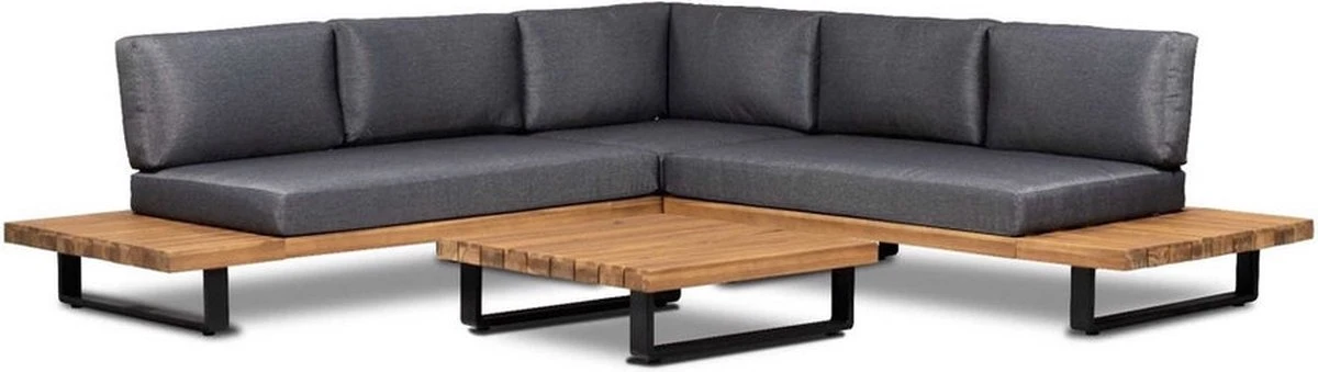 Cuba Boston Hoek Loungeset 3 Delig Acacia Hout 1 Cuba Boston Hoek Loungeset 3 Delig Acacia Hout