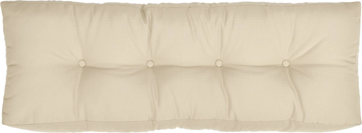 Beautissu Elements – Palletkussen 120x40cm - Rugkussen Natuur In Matraskussen Kwaliteit 2 Beautissu Elements – Palletkussen 120x40cm - Rugkussen Natuur In Matraskussen Kwaliteit - Afbeelding 2