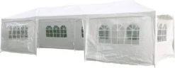 HI XXLDEALS - Partytent 3x9 M - Incl 8 Zijwanden -Tuinmeubelen 1200x465
