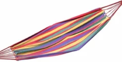 Hangmat - 200x80cm - 1 Persoons - Multi Color -Tuinmeubelen 1200x606