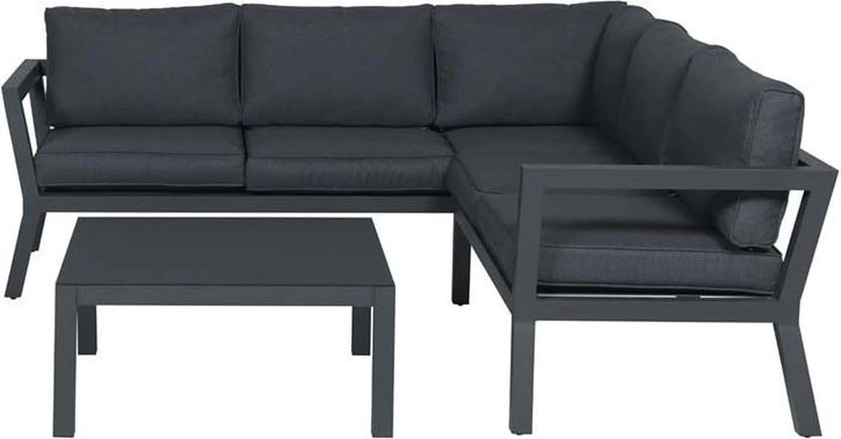 Garden Impressions Colorado Loungeset - Aluminium - Zwart 2 Garden Impressions Colorado Loungeset - Aluminium - Zwart - Afbeelding 2