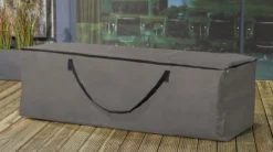 Opbergtas Voor Tuinmeubelkussens - 200 X 75 X 60 Cm (4 – 6 Lounge- Tuinkussens) - Grijs / Antraciet -Tuinmeubelen 1200x669
