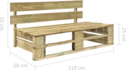 VidaXL Tuinbank Pallet Hout -Tuinmeubelen 1200x672 1