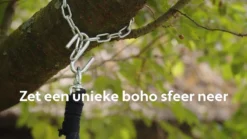 Vita5 XXL Hangstoel | Binnen&Buiten Hangnest | Incl. 2 Kussens En Boekenvak | Volwassenen&Kinderen | Hangmatstoel Tot 225kg | Grijs -Tuinmeubelen 1200x675 11