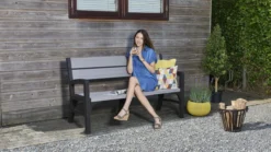 Keter Montero Tuinbank - 3-personen - 150x62,5x89cm – Grafiet -Tuinmeubelen 1200x675 21