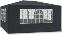 MaxxGarden Partytent - Feesttent Paviljoen - 3x3m - Antraciet