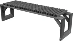 Tuinbank Design 2023 - 150CM - Grenen Hout - Zwart -Tuinmeubelen 1200x682 2