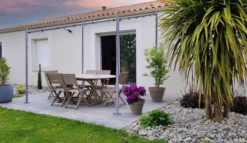 SORARA® Milano Overkapping / Paviljoen - Zand - 285 X 400 Cm. -Tuinmeubelen 1200x697