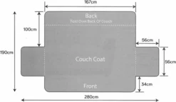 Couch Coat Deken Plaid Grand Foulard - Beschermt De Bank Tegen Honden- En Kattenharen - Dierenkleed -Tuinmeubelen 1200x702