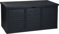 Merkloos Kussenbox - Tuinkist - Antraciet - 380L