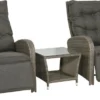 Loungeset Duoset Melia 2 Verstelbare Stoelen + Tafel - Balkonset